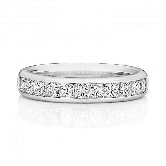 Wedding Band 18ct White Gold Diamond Eternity 50-60% Ring WQ251W