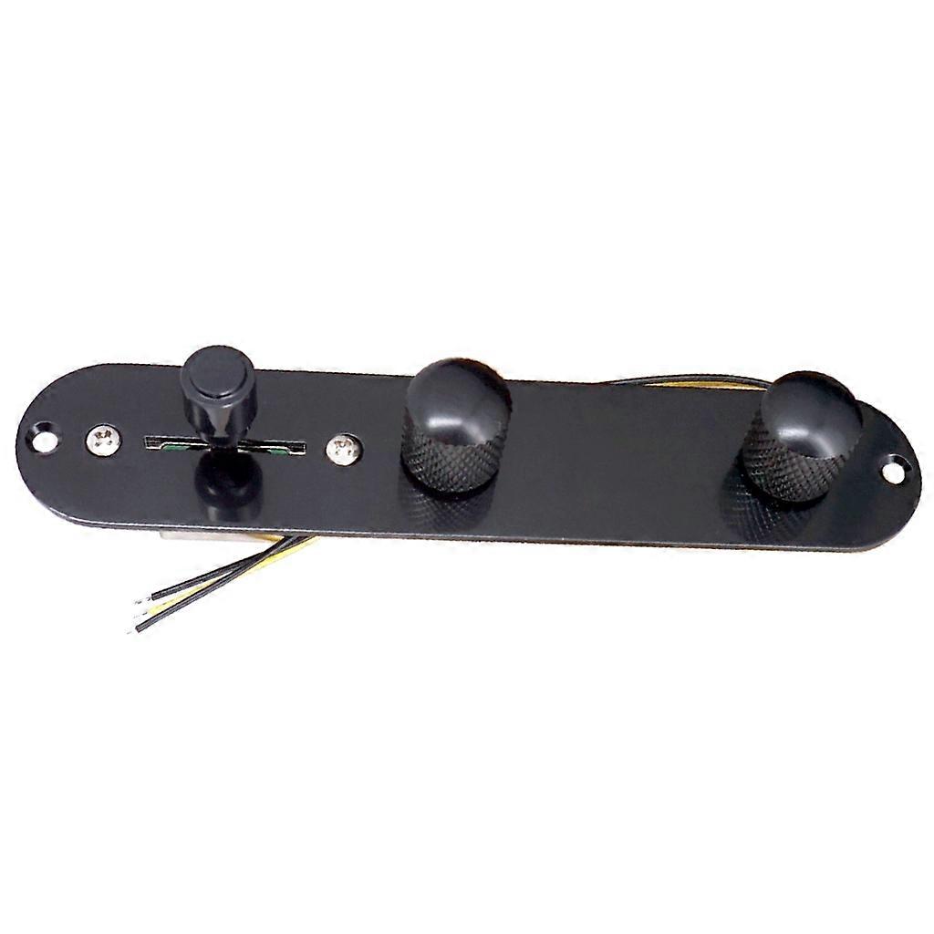 Pre- Loaded Control Plate Switch Knobs for Guitar Replacement Parts