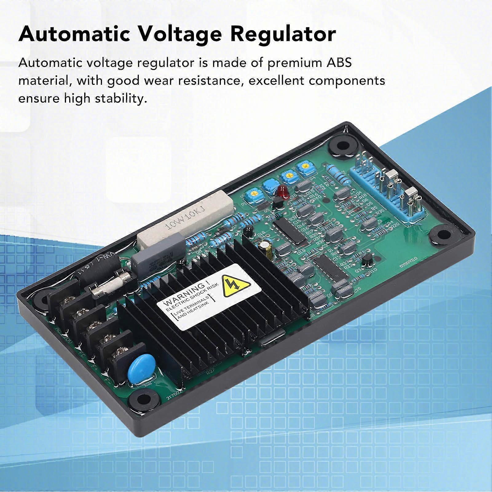 Generator Automatic Voltage Brushless Excitation Voltage Regulator Stabilizer AVR Board AC 160‑260V