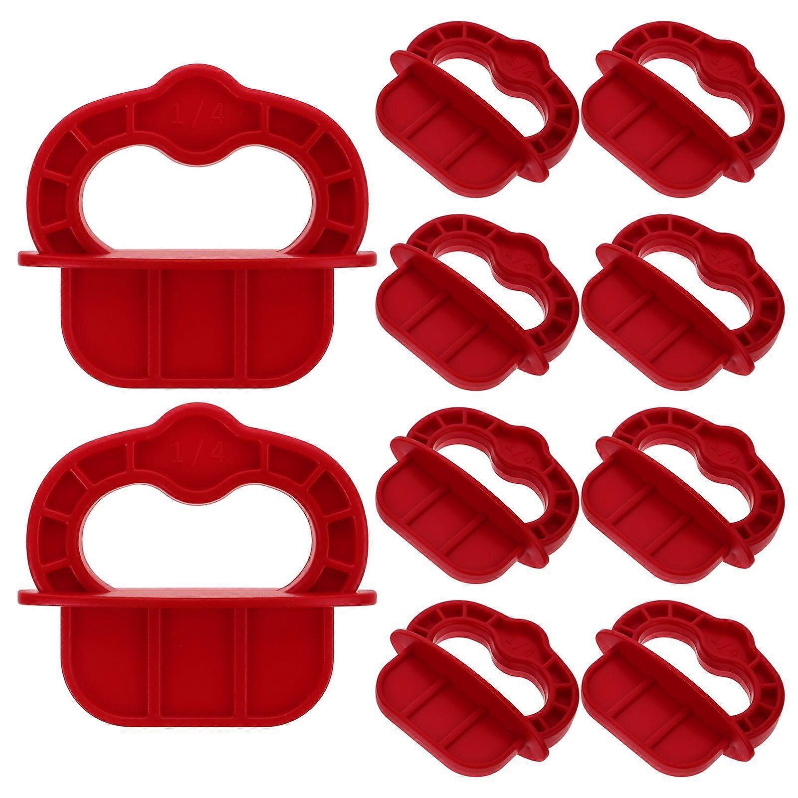 12pcs Decking Board Spacer Rings Decking Alignment Rings Portable Decking Tools 1/4 Inch