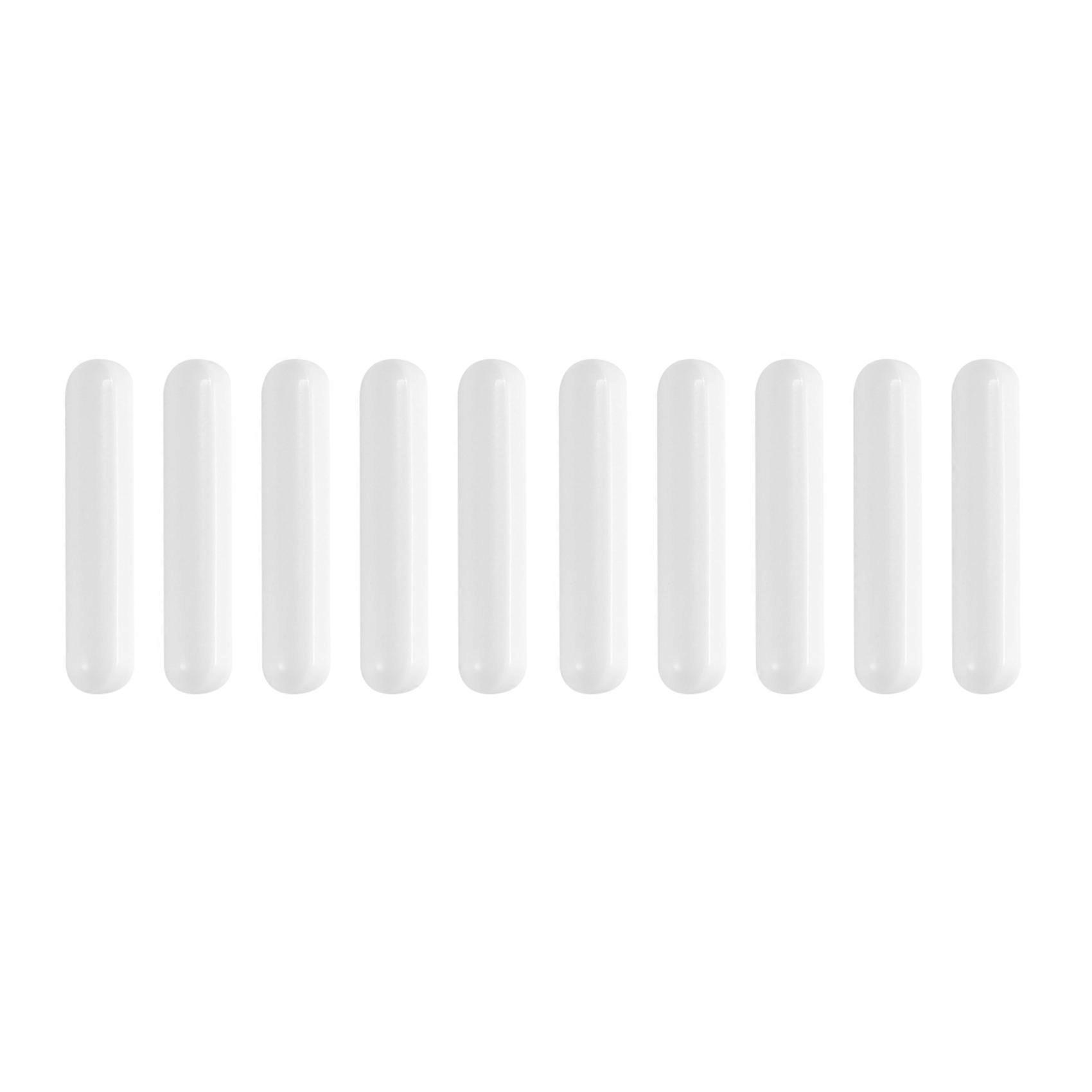 10 Pieces PTFE Magnetic Stirrer Mixer Stir Bar Laboratory Bar(8X40mm)