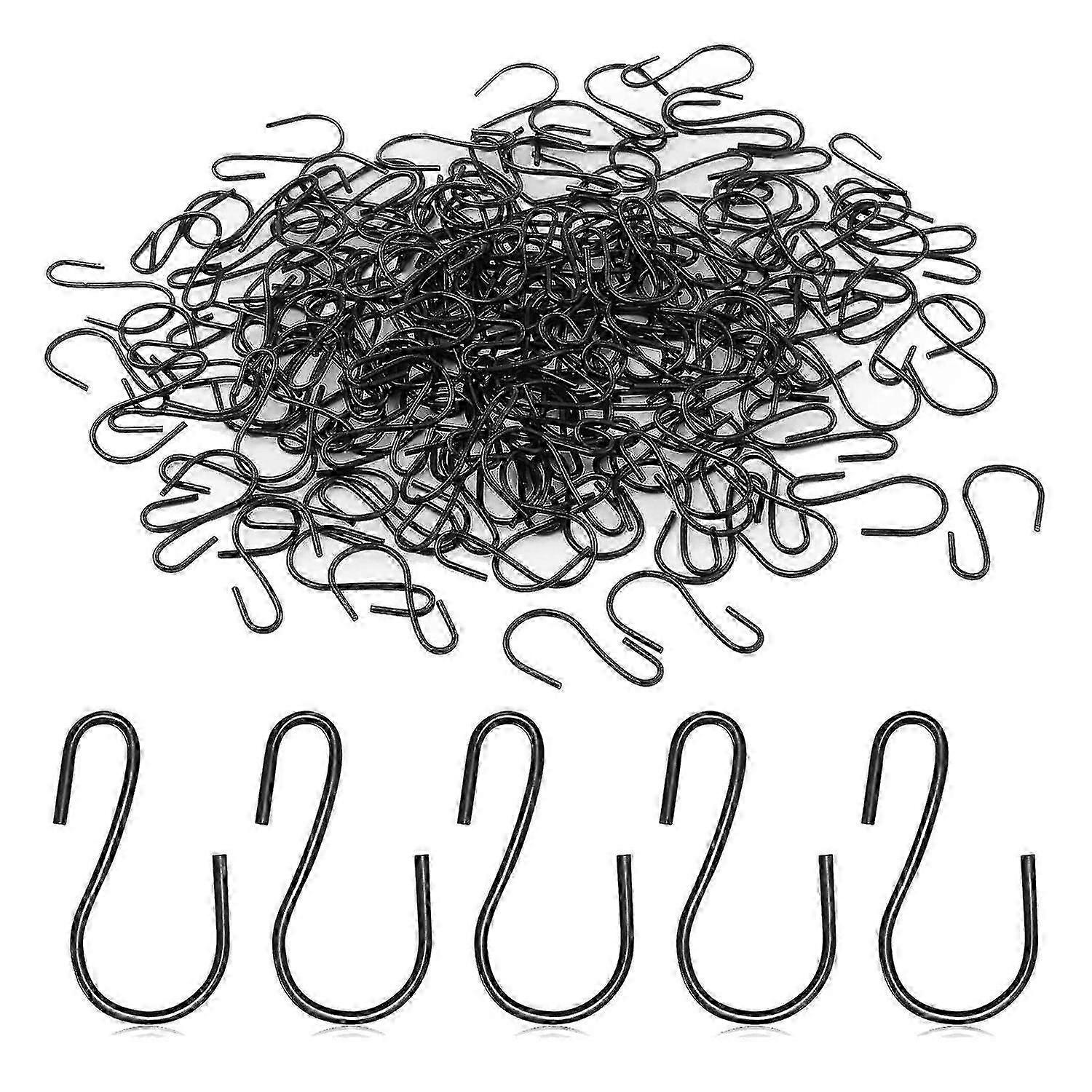 120pcs 1-inch Mini S-shaped Hook, S-shaped Hook, Small S-shaped Hook, Metal Mini Decorative Hook