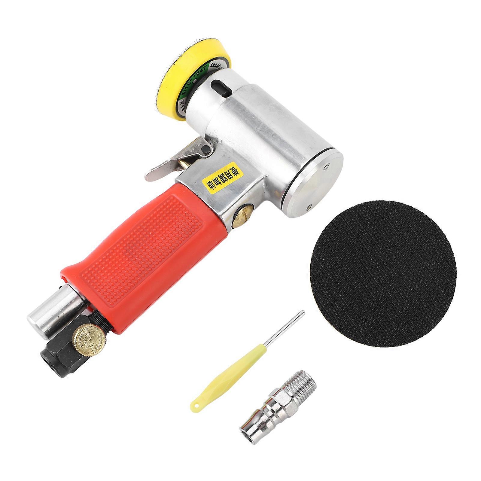 Kit de lixadeira de ar orbital aleatório de 2 polegadas 3 polegadas Mini polidor de lixadeira pneumática de alta velocidade para trabalho de carroceria automática