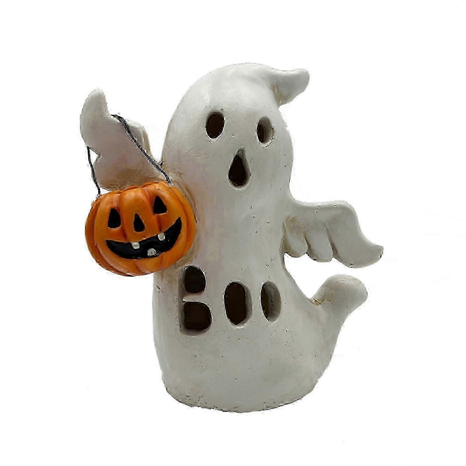 Halloween Gift Decorations Pumpkin Ghost Crafts Resin Ghost Statue