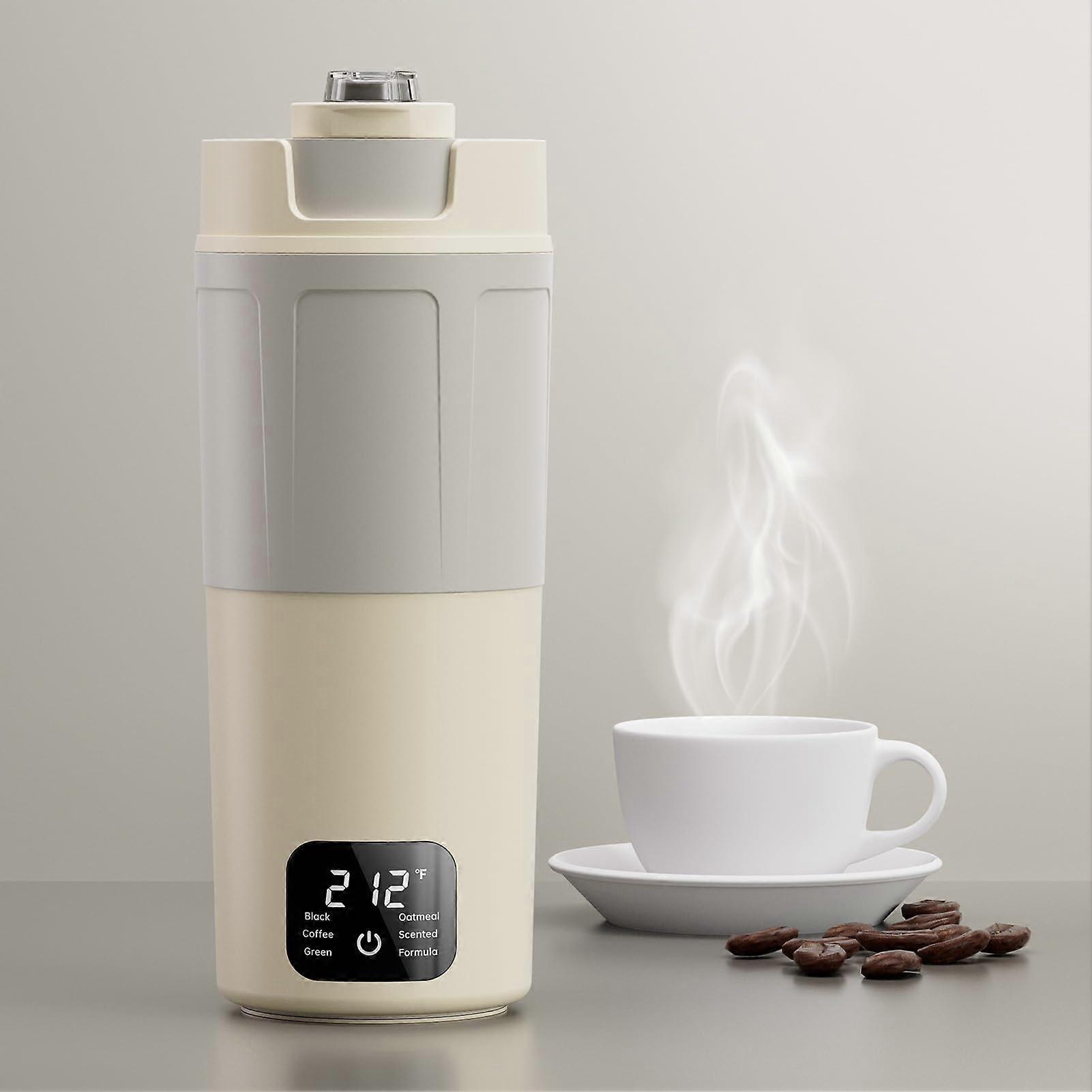 Electric Kettle Dual Voltage with 6 Controls Temperature LCD Display for Tea 550ml