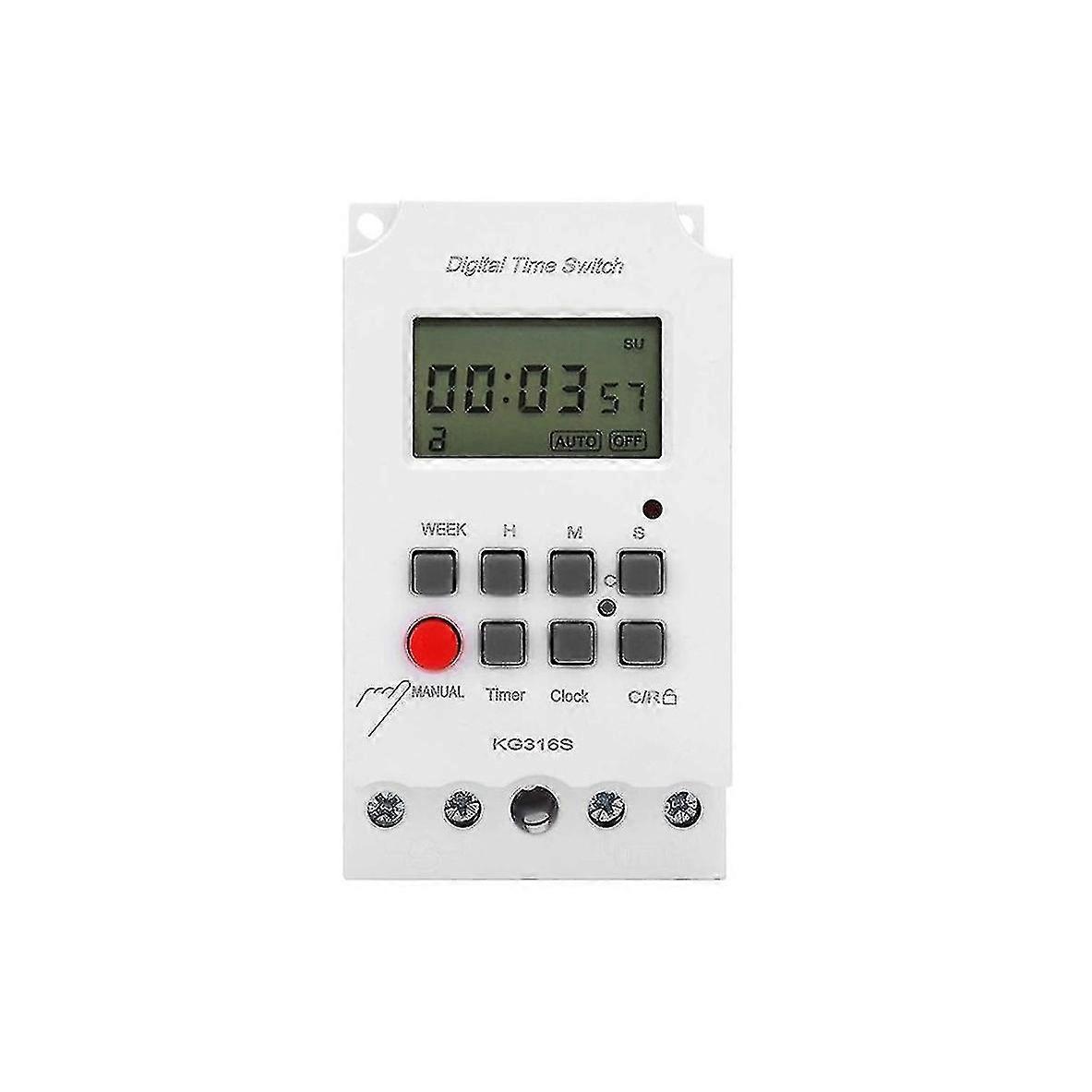 Electric Energy Meter, Digital Time - Switch with LCD Display, Manual and Auto Modes, Timer and Clock Functions