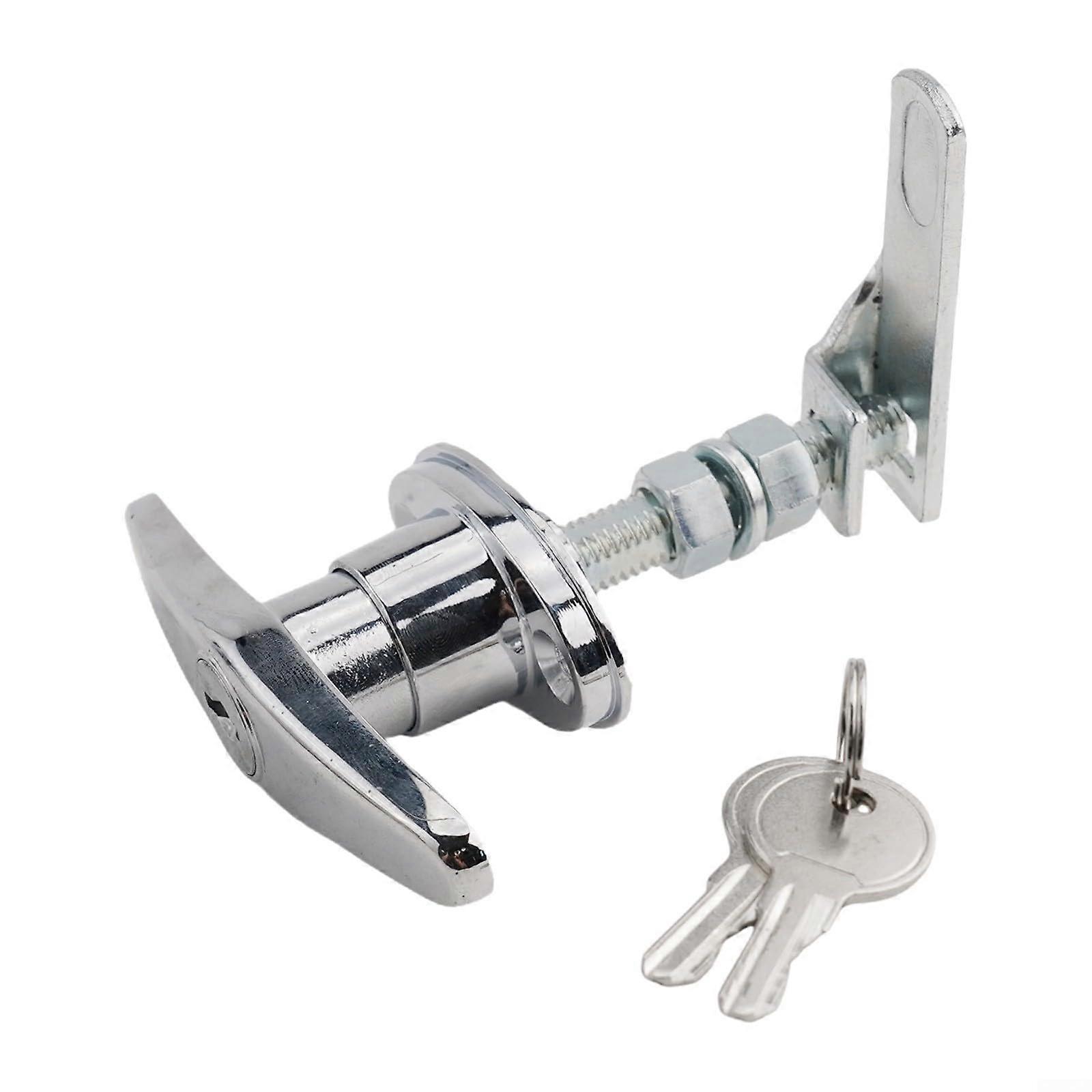Zinc Alloy T-Handle Lock for Truck Cabinet with Garage Door Functionality