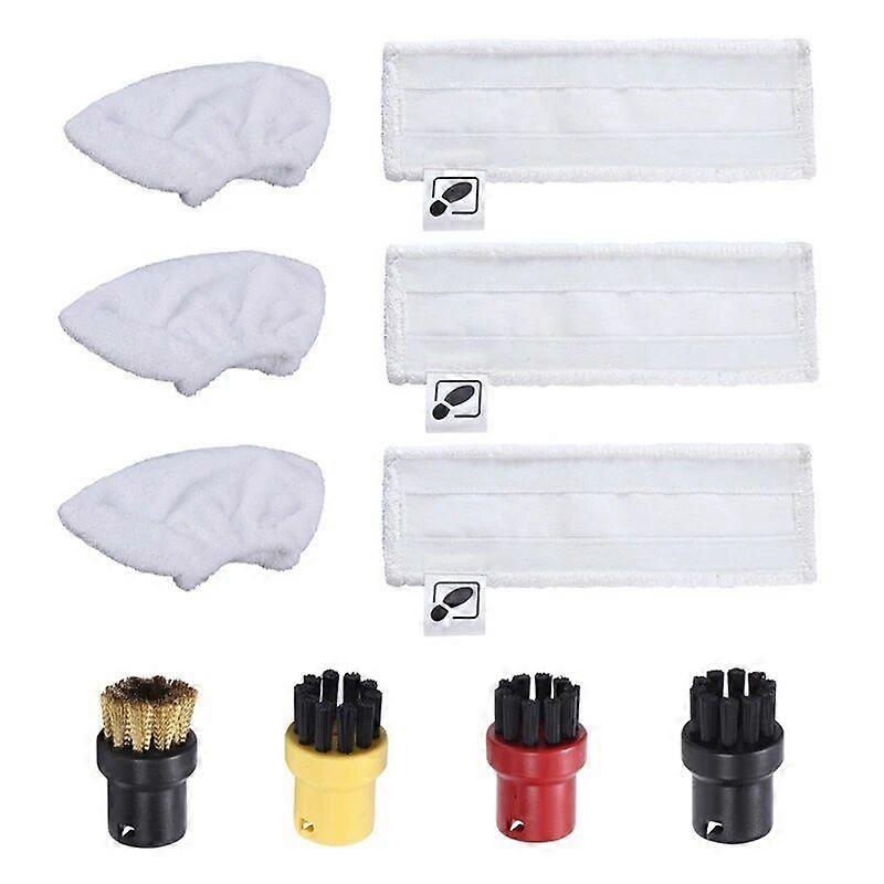 Promotion!6X Steam Mop Cloth Rag For Karcher Easyfix SC2 SC3 SC4 SC5 Steam Cleaner Microfibre Floor Clothes Pads Copper Brushes