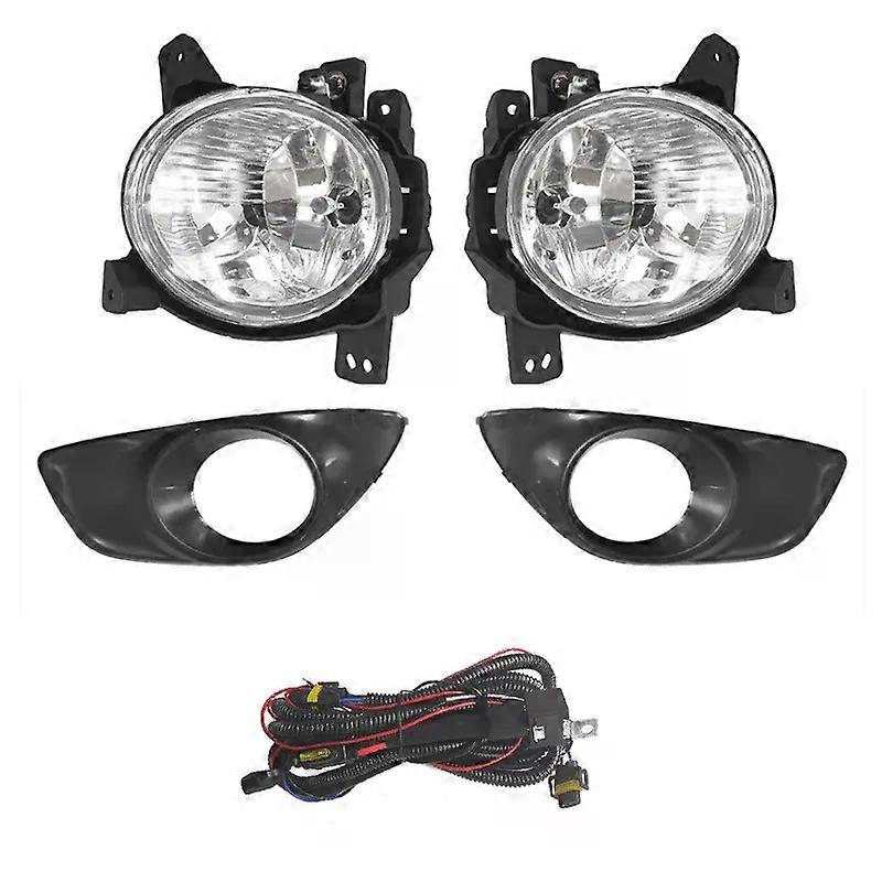 Applies to Car Front Foglight Fog Lamp Assembly For Hyundai Santa Fe Santafe 2.4 2009 2010 2011 2012 Foglamp With Bulb With harness