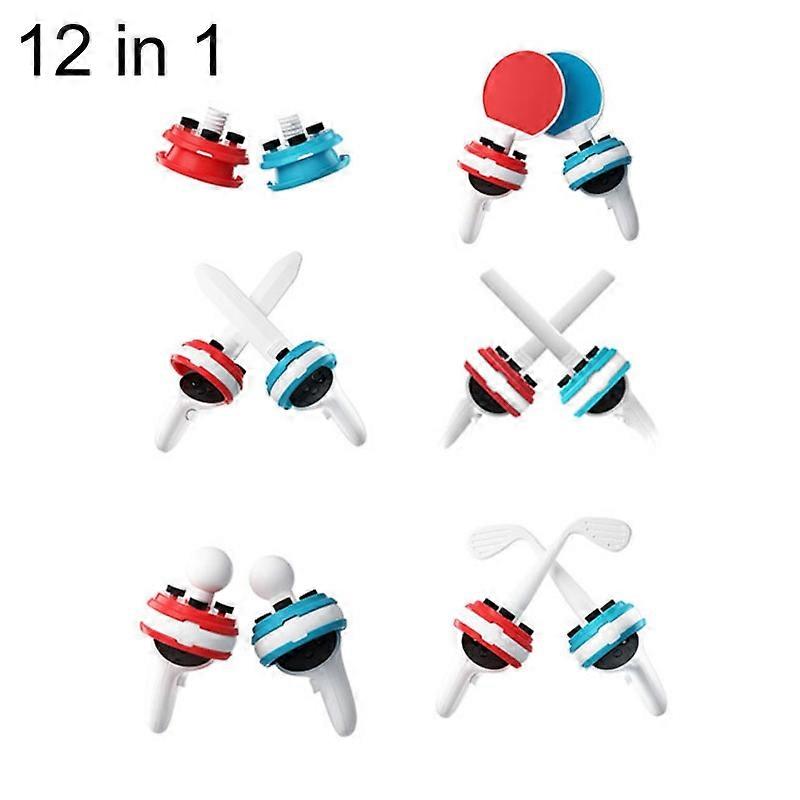 VR Accessories  iplay for Meta Quest Controller Grip Set 12 in 1