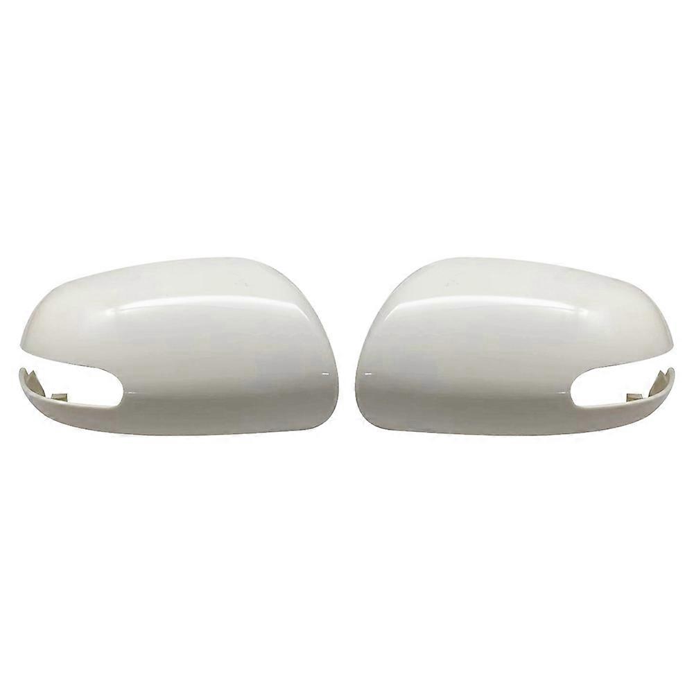1 Pair Left & Right Side Door Mirror Cover Rearveiw Mirror Cap
