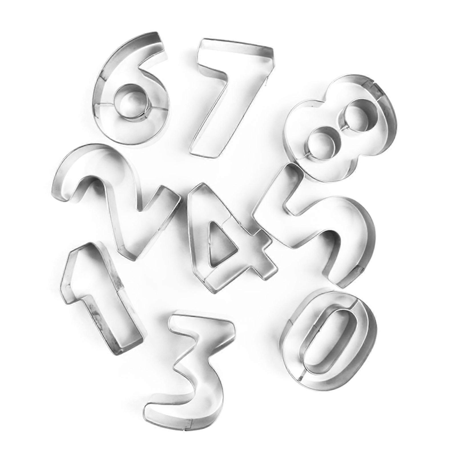 9 Pcs Biscuit Cutter Mould DIY Cake Decorating Baking Tools