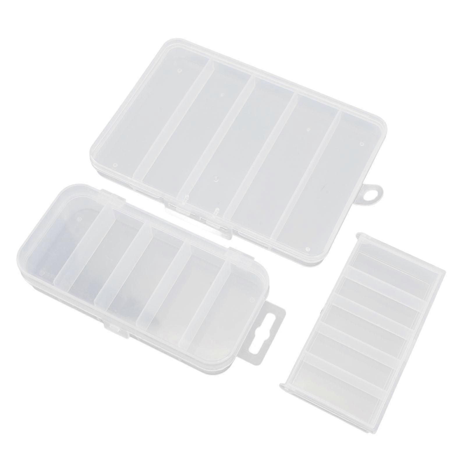 3pcs Multipurpose Waterproof Dustproof Protective Clear Lure Box for Fishing Tackle Accessory