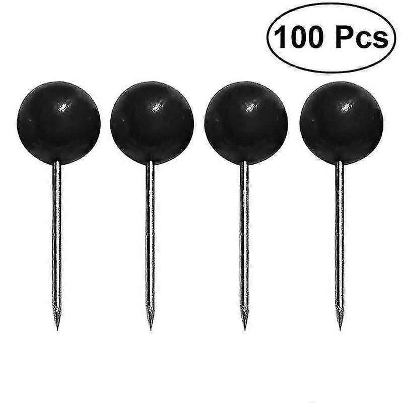 100/500 Pcs Push Pins Round Ball Head Map Tacks With Stainless Point Map Pin For Office Home Crafts Diy Marking Pin
