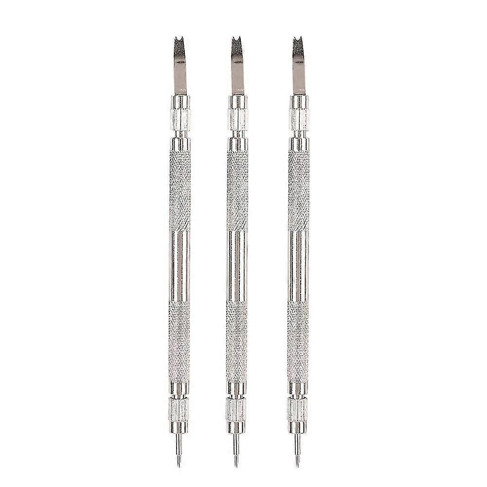 3pcs Replaceable Double Head Spring Bar Tool Watch Strap Link Remover Accessory