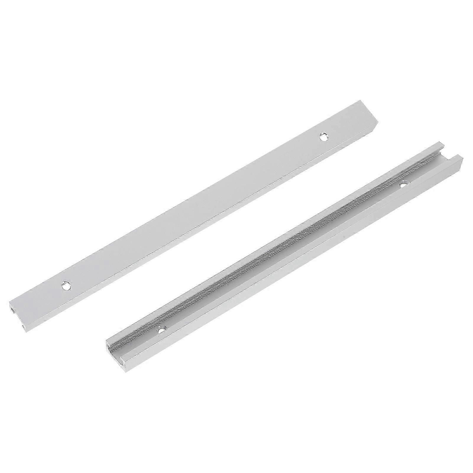 2pcs T Track Extrusion Guide Rail Equipment Aluminum Frame T-track Slide Slab
