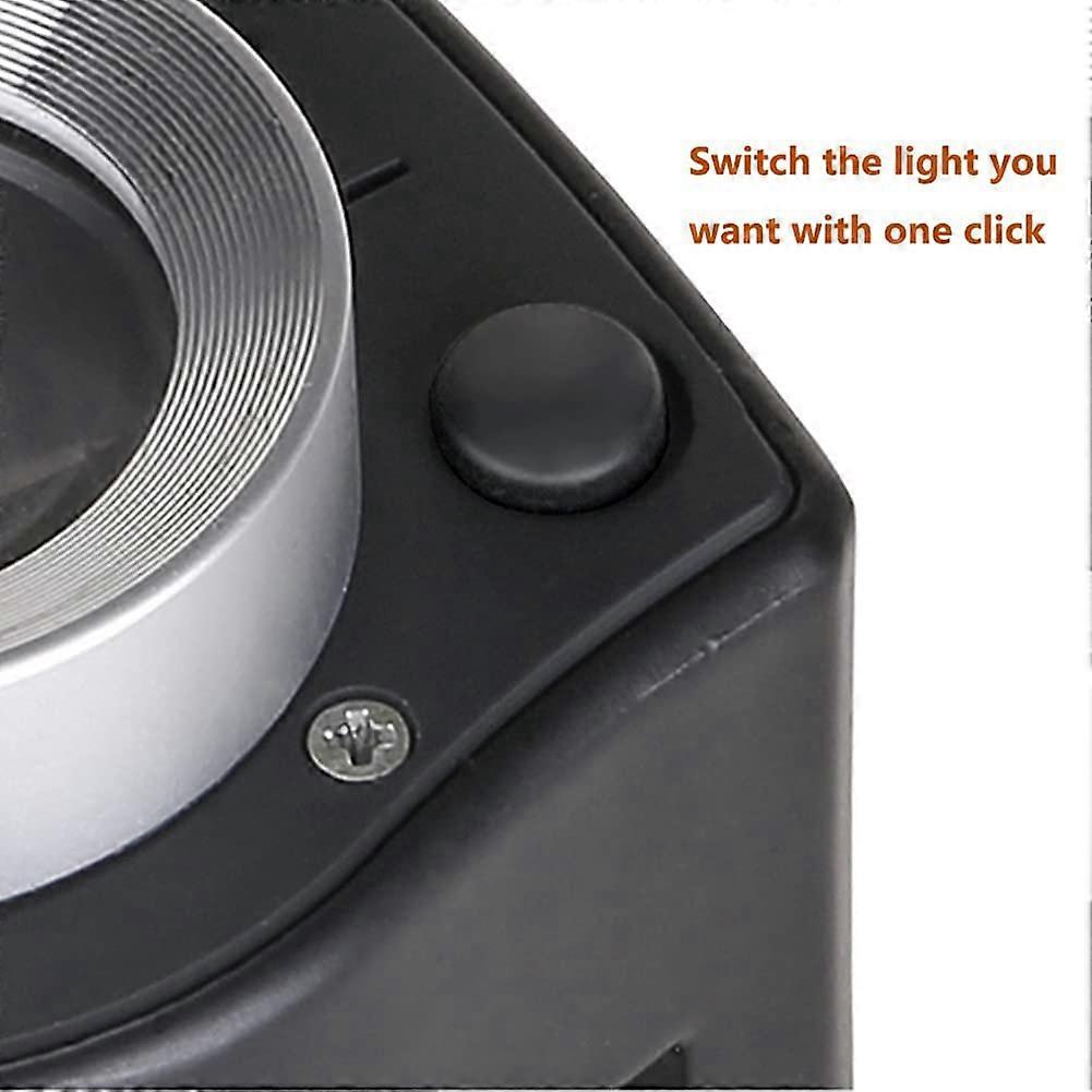 30X Loupe Magnifier with 6 LED Lights, Magnifying Glass with Light