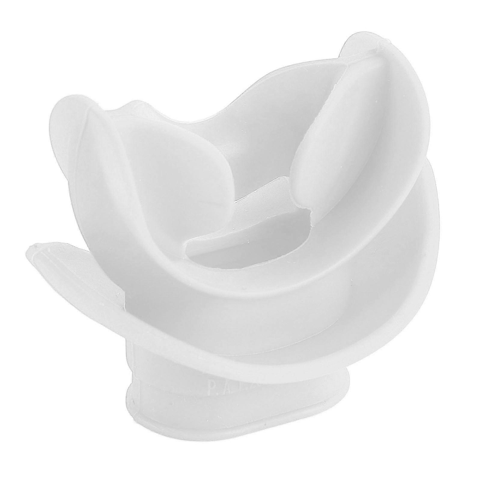Diving Regulator Mouthpiece Silicone Tie Comfortable Bite White