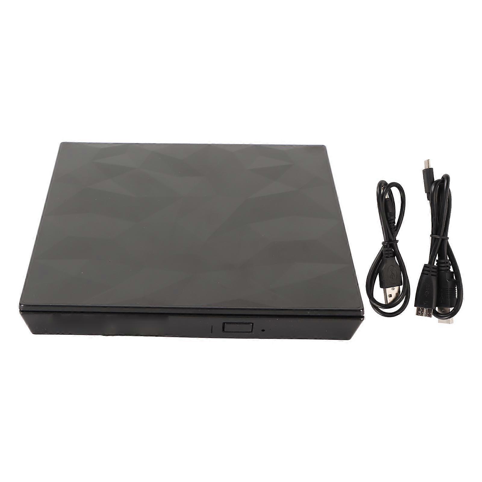 3.0 USB C External CD Drive 5Gbps Plug and Play CD DVD RW Writer Player Laptop PC Windows for Linux