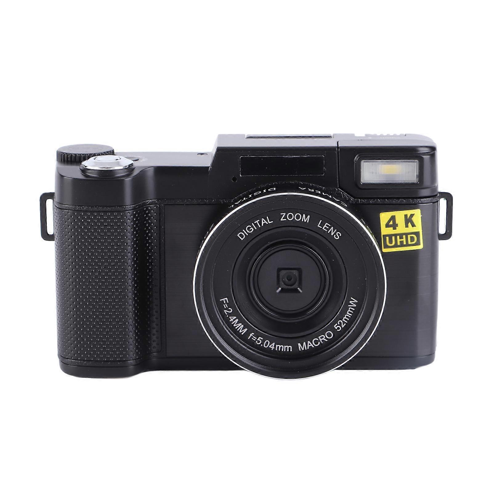 48MP Vlogging Camera Anti ShakE 4K Digital Camera with 3.2 Inch IPS Display Screen for Photography Video 