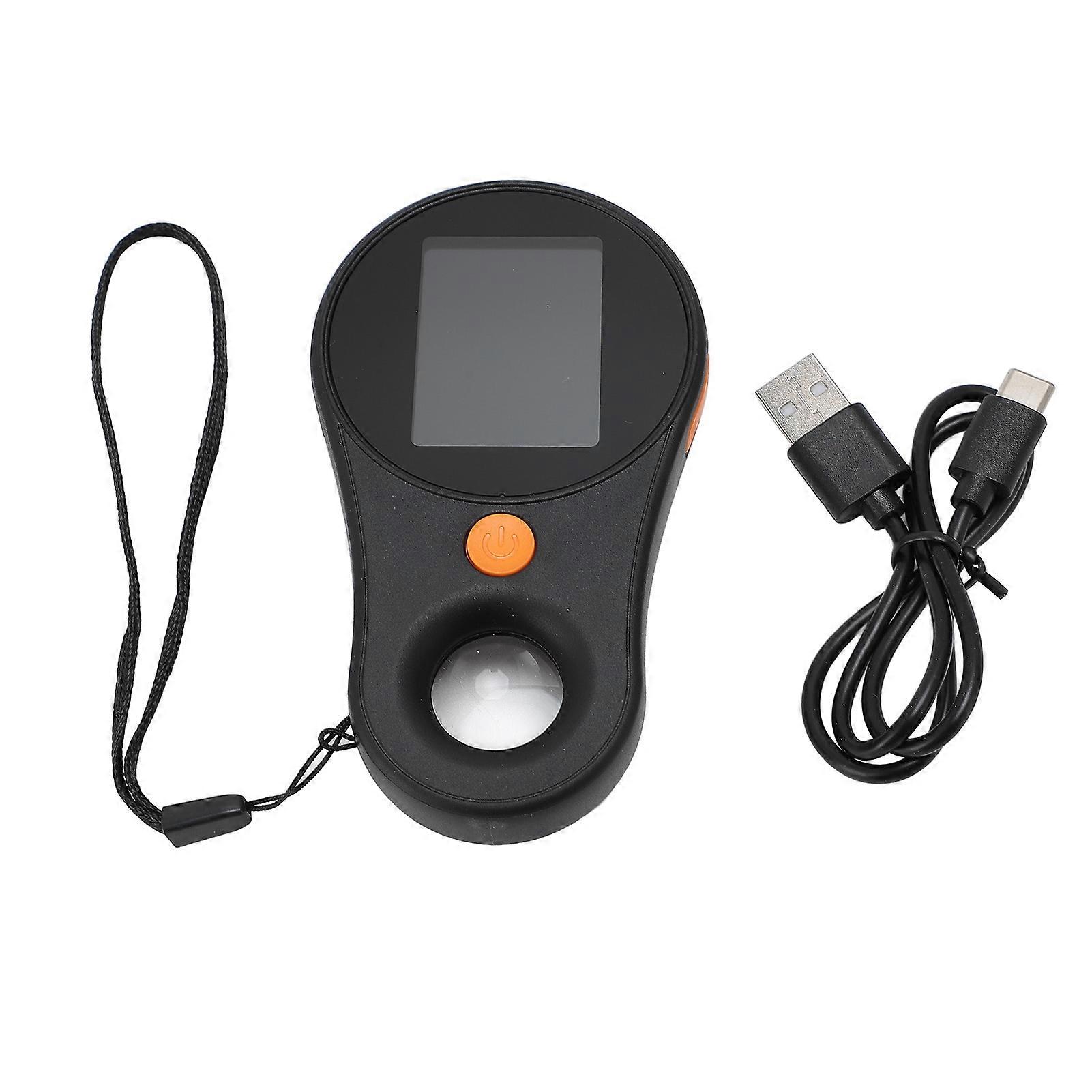 500X Portable Macro Microscope with LED: HD Screen, PC Connectivity, and Built-in Battery