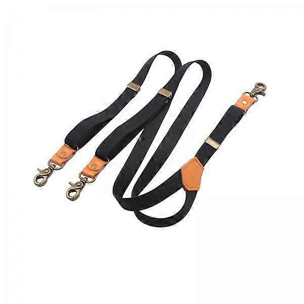 2x Suspenders for Men Braces Casual Y Back Hooks Adjustable Elastic Belt Loops