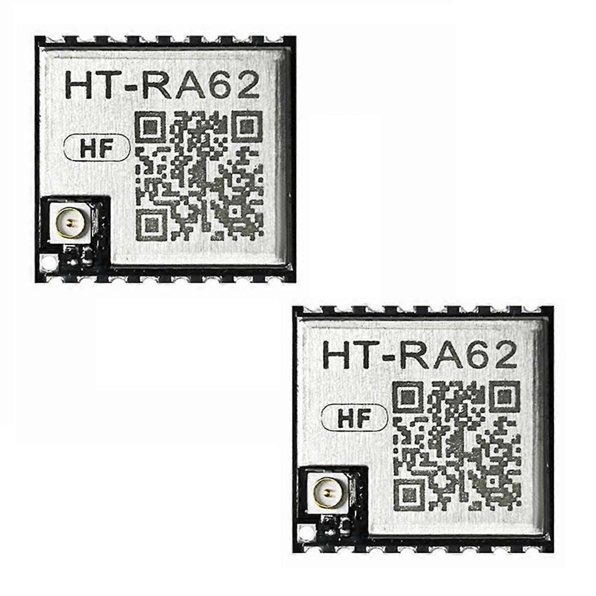 2Pcs HT-RA62 LoRa Series Module SX1262 Secondary Development Supports LoRaWAN Protocol for Meshtast