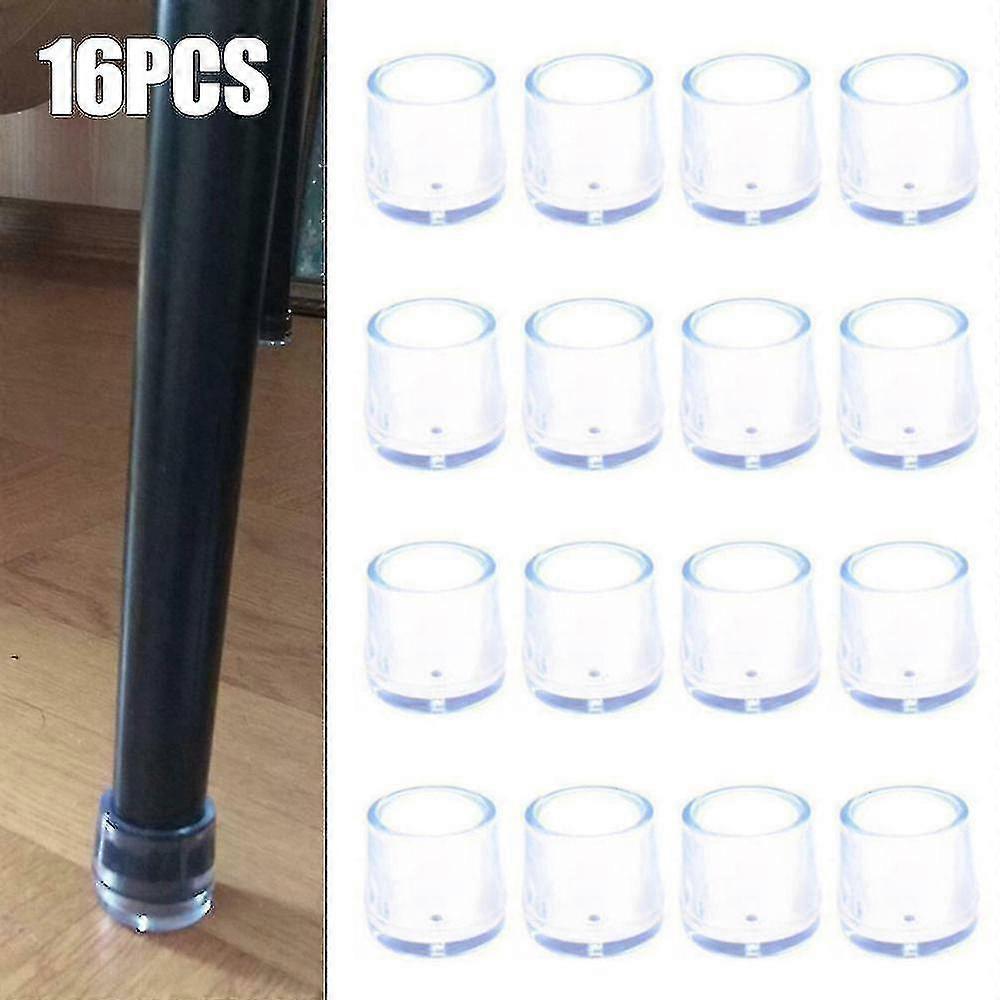 Επιτραπέζια Chair Leg Caps Silicone Pads 30mm 16pcs Προστατευτικά Δαπέδου