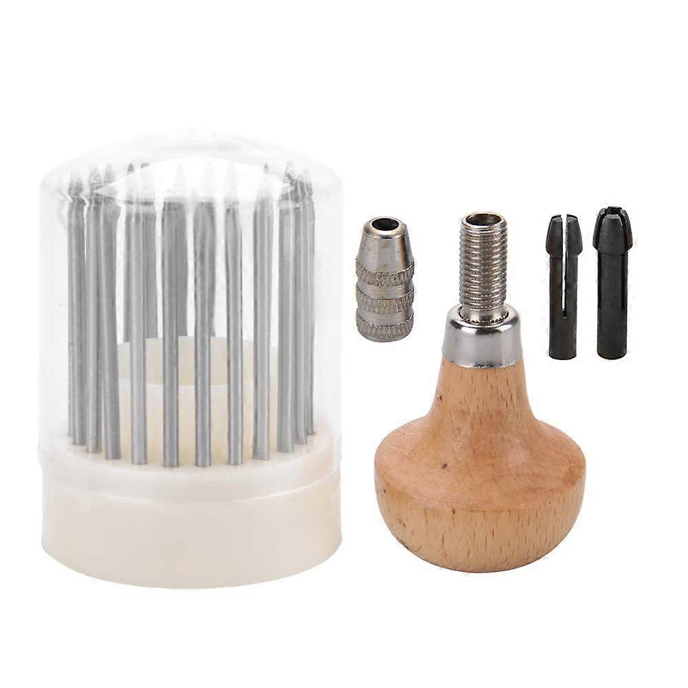 Stone Setting Tools 23 Pieces Bead Tool Set Graver Beader for Diamond Stone Setting Graver Jewelry Tool, Shell