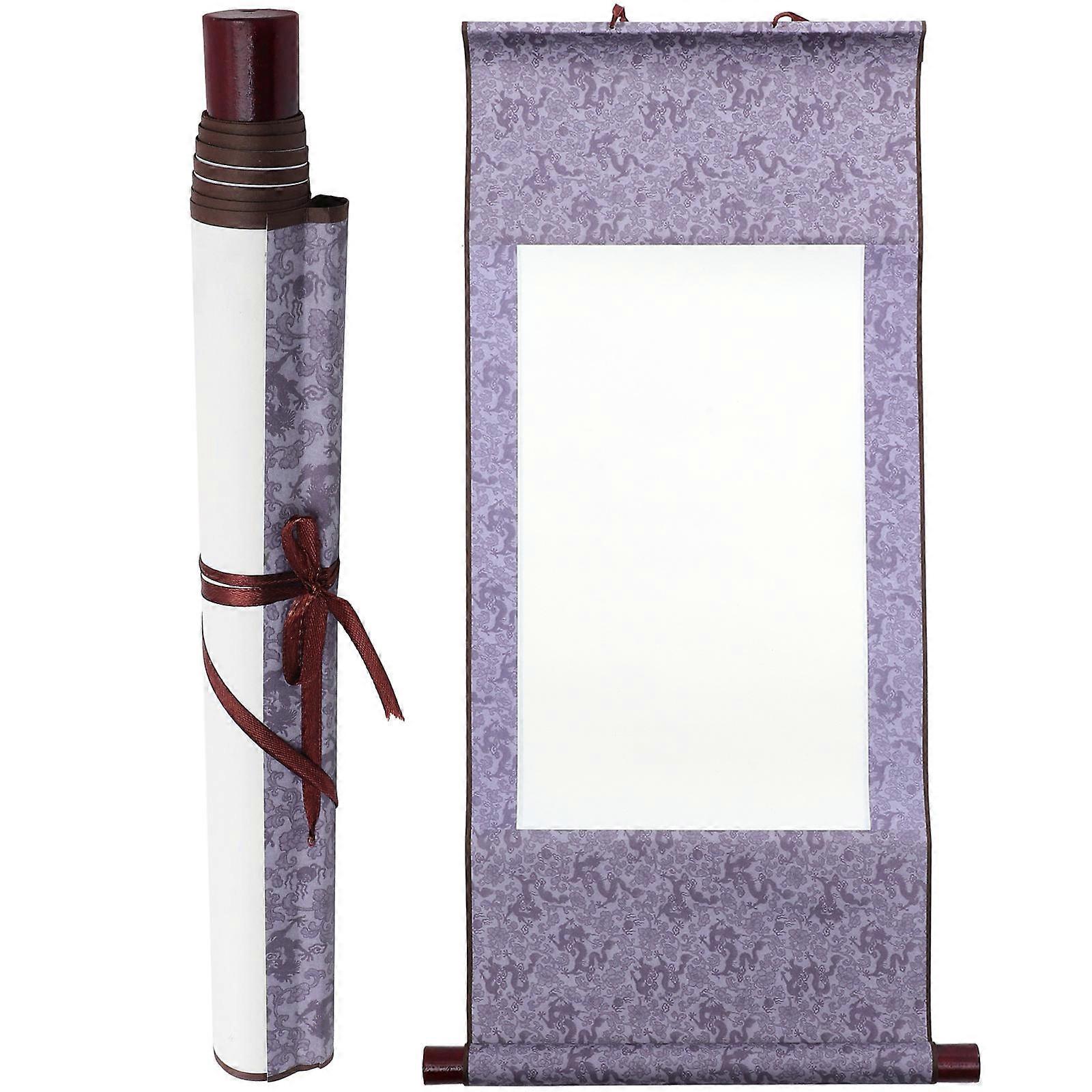 2pcs Blank Scroll Paper for Painting and Custom Calligraphy
