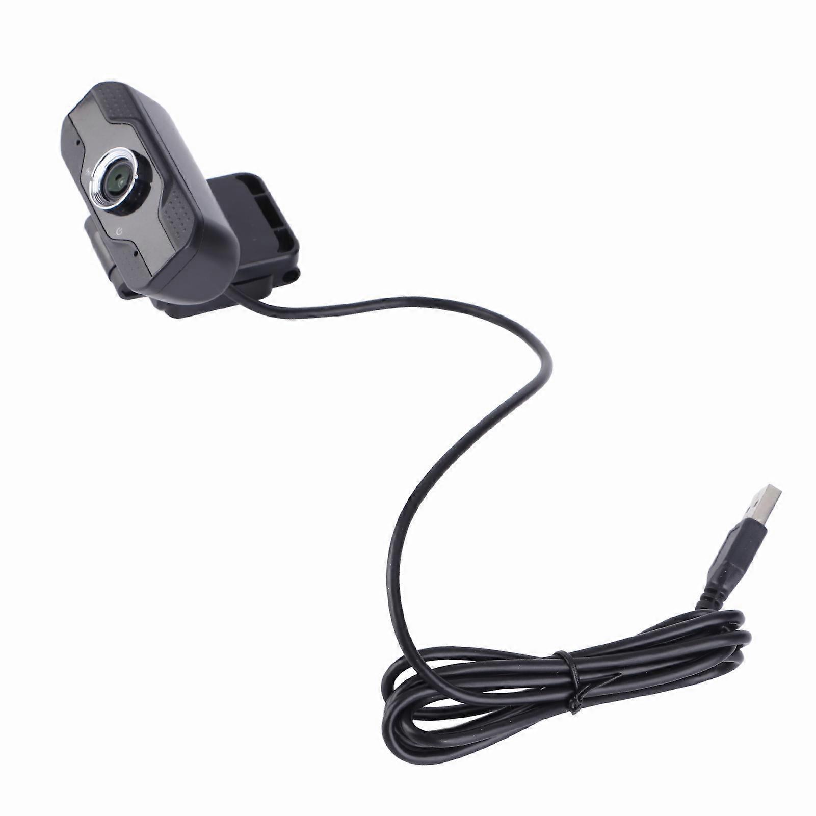 1080p USB Webcam for Desktop Computer and Online Class with Microphone