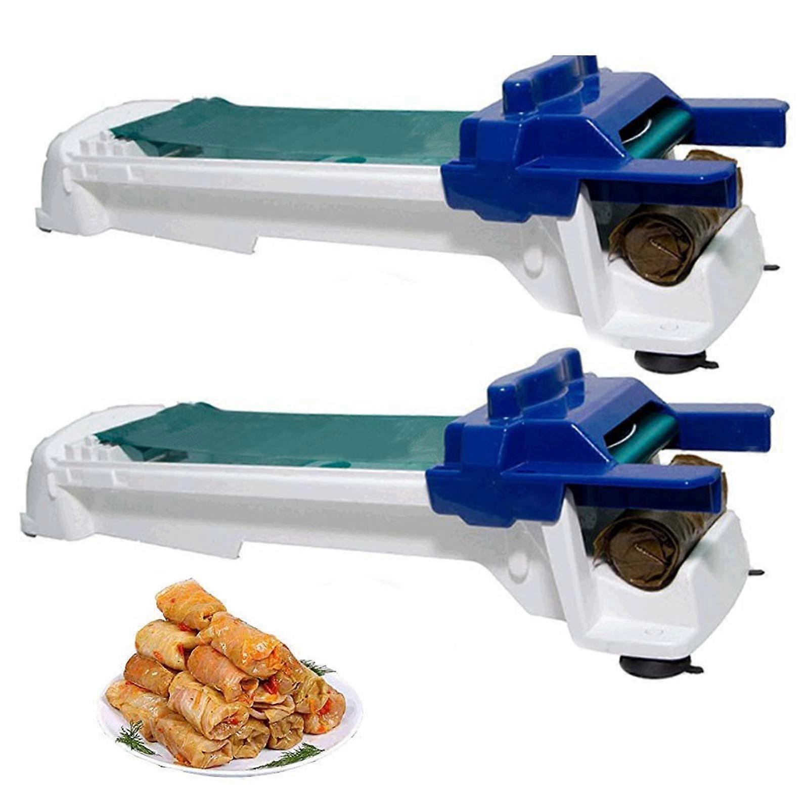 Vegetable Meat Roller 2 Pcs Meat Rolling Tool Leaf Roll Maker Sushi Rolling Machine Grape Leaf Rolling Kitchen DIY Kit