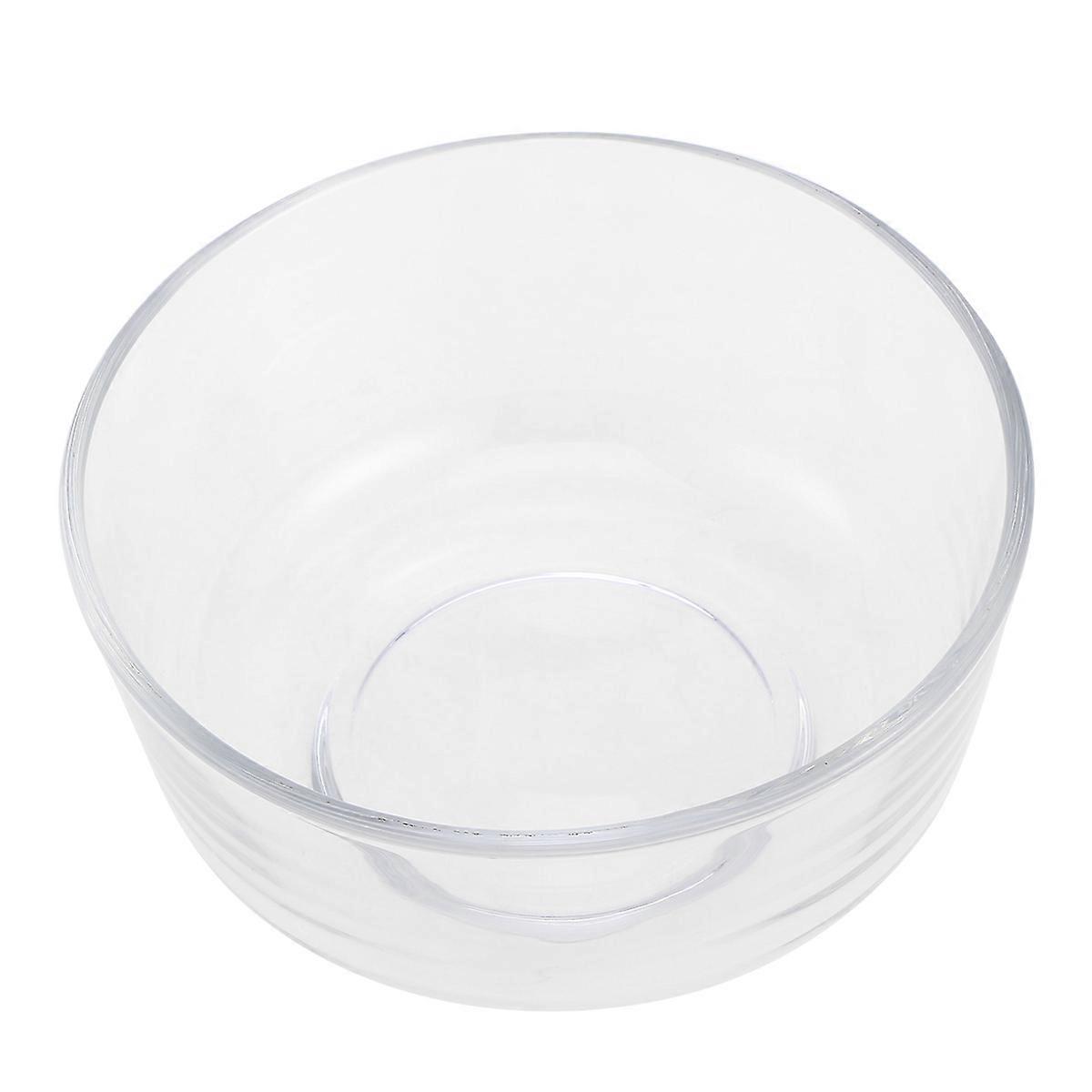 Ramen Noodle Bowl Heat Resistant Glass Round Shape Simple Style 1PC