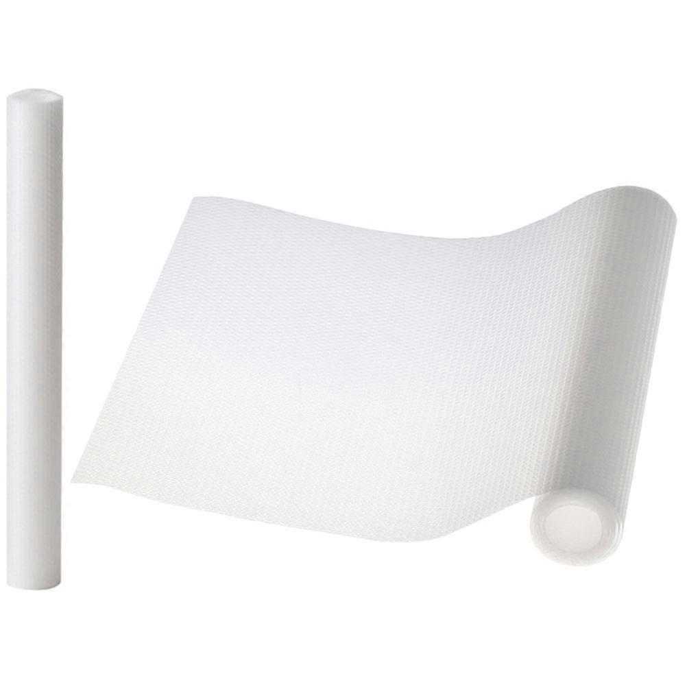 Shelf Liners For Cabinets Drawer and Shelf Liners Non-Adhesive Strong Grip Transparent 150.00X45.00X0.10CM Waterproof Protect Furniture 2 Rolls
