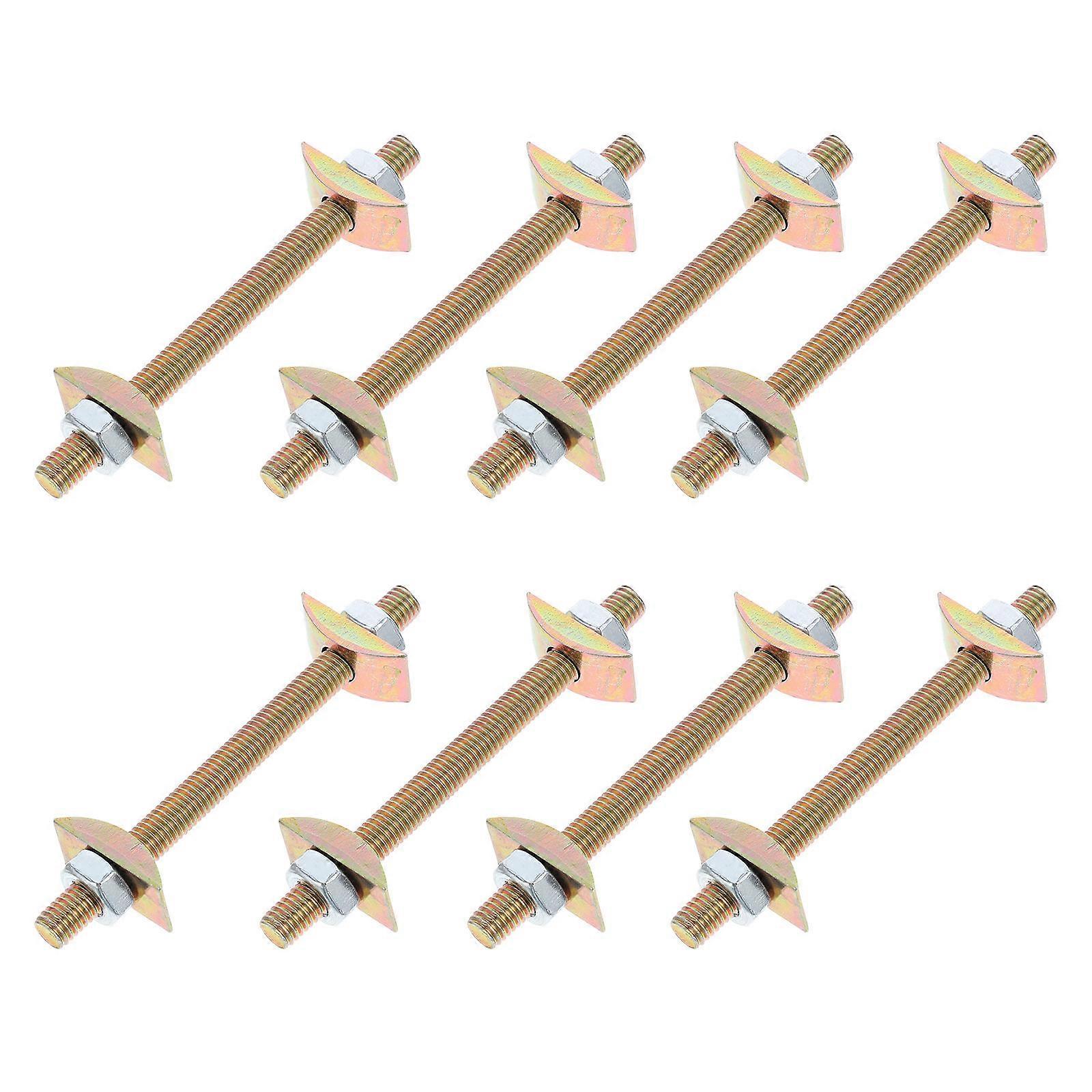 Furniture Fasteners Heavy Duty Application Four-in-One Functionality Universal Stainless Steel Bed Frame Hardware Connector Kit for Home Use 8Pcs