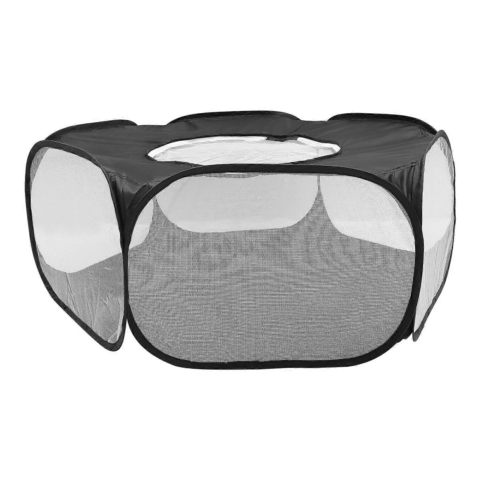 Breathable Portable Playpen for Small Animals – Easy Setup Outdoor Fence for Puppies, Guinea Pigs & Small Pets, Space Saving Design
