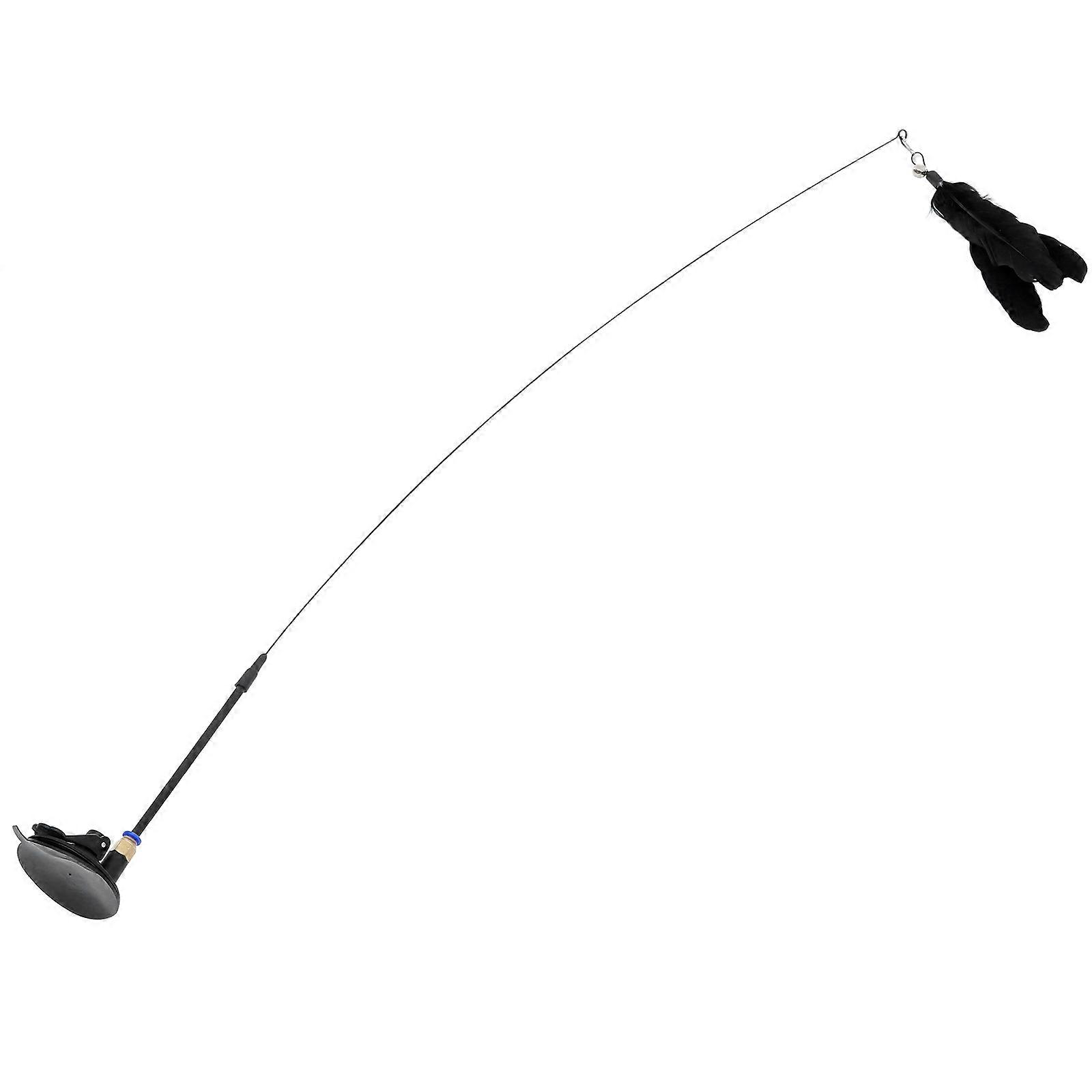 Long Teasing Wands Cat Teaser Stick Home Use Plastic And 1Set
