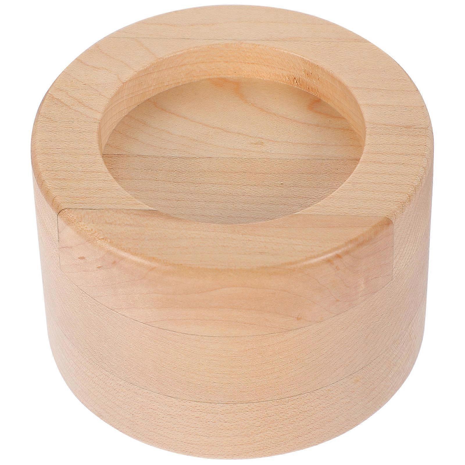 Wear-Resistant Tamper Station Coffee Powder Press Base Tamping Station Coffee Enthusiasts Synthetic Material 1Set