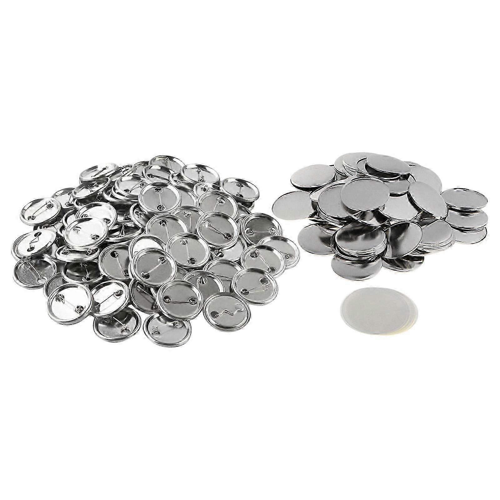 50/100 Sets 75/37/25mm Blank Button Badges Supplies for Maker Machine DIY Craft Gift