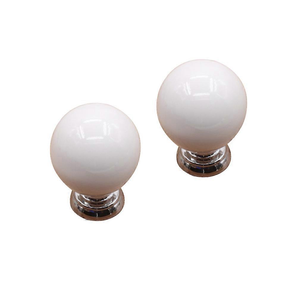 Retro Drawer Knobs European Rural Design Round Ceramic Cabinet Hardware for Kitchen Cupboards 2Pcs