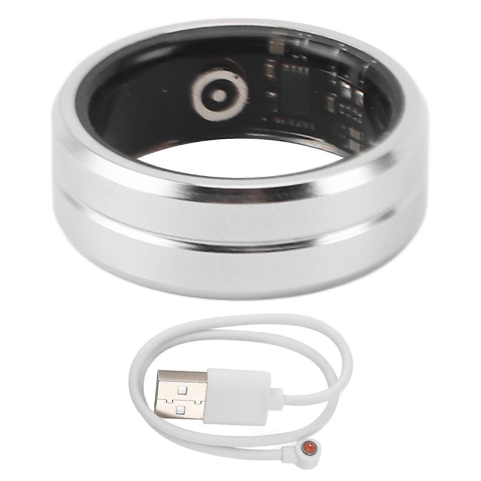 Smart Ring Sleep Monitoring Waterproof Health Fitness Tracker for Activity and Exercise Planning Inner Diameter: 19.9mm/0.78in