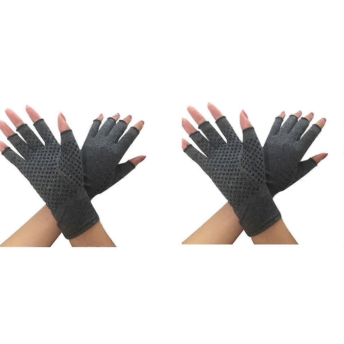 Compression Glove For Rheumatoid, Osteoarthritis Heat(1 Pair) (L)
