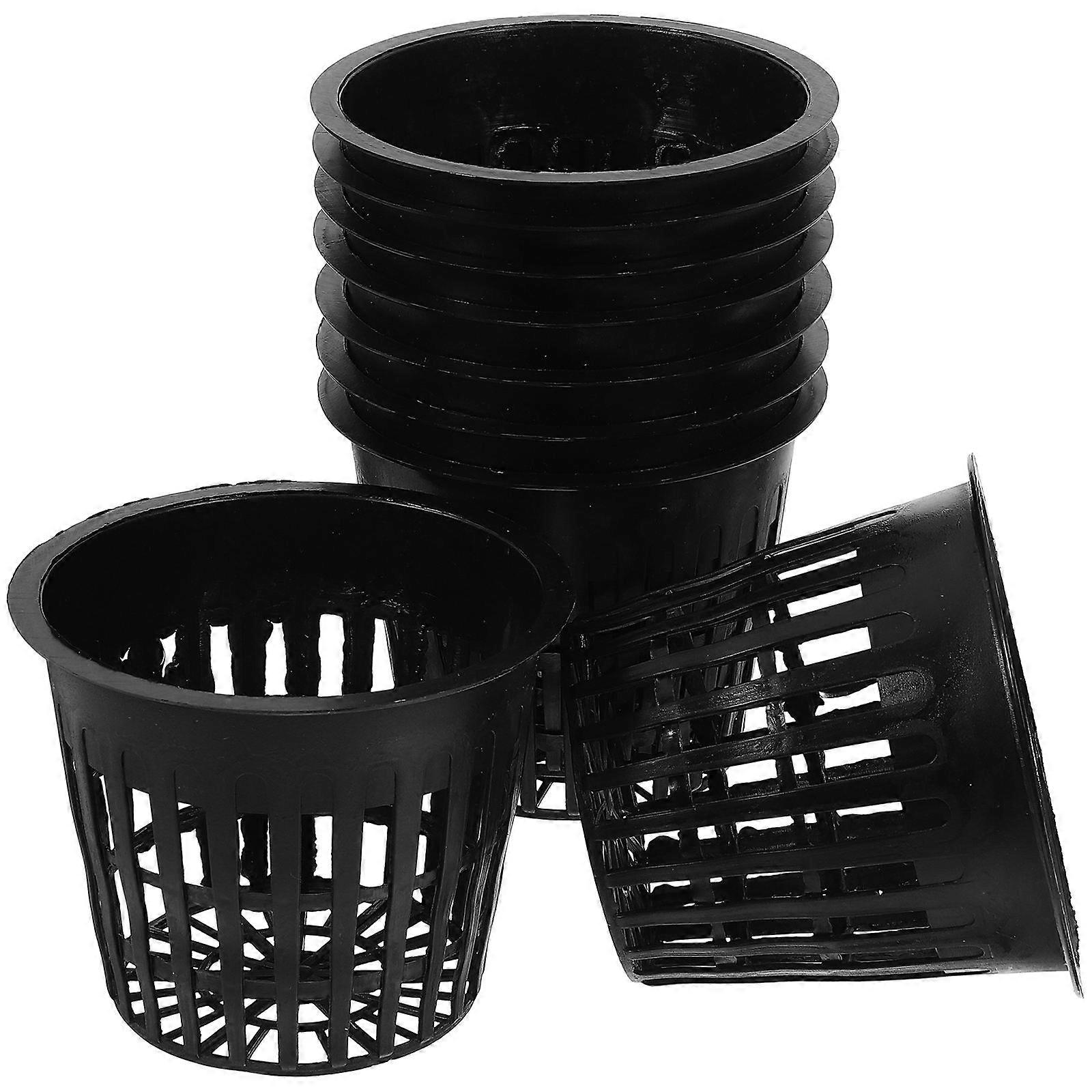 Bucket Net Pot Hydroponic Net Pots Moisture Retention Plant Root Growth Support 50Pcs