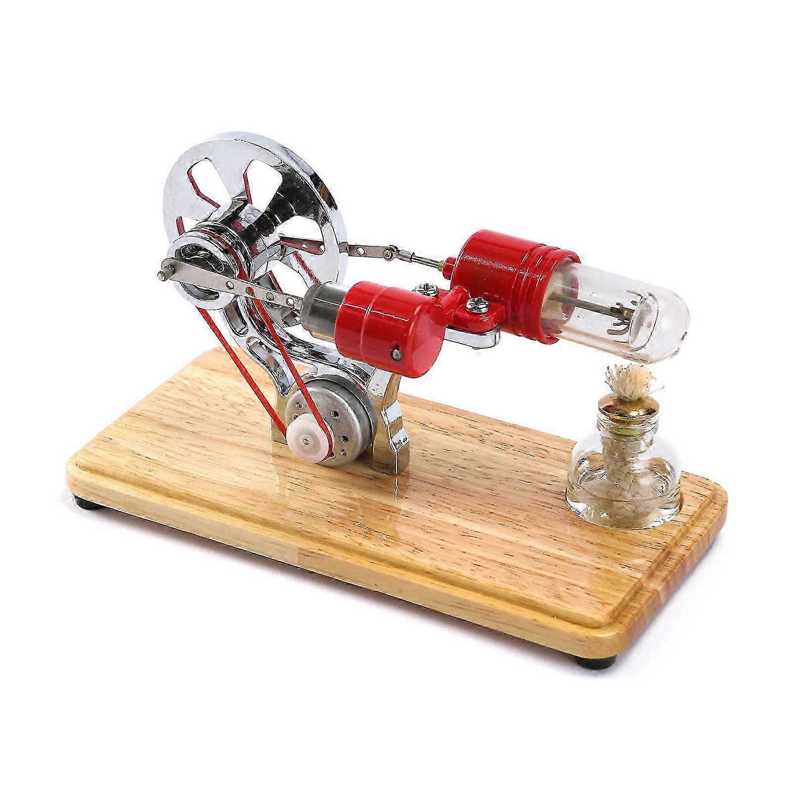 Low Temperature Stirling Engine DIY Heat Education Model Class Teaching Stirling Engine Low Friction Desktop Toy Gifts