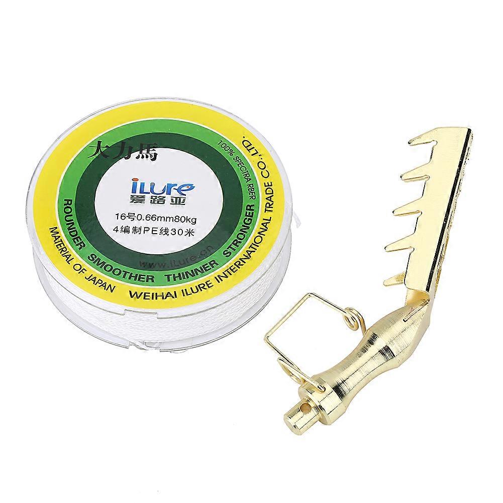 Nouveau leurre de pêche durable avec ligne PE de 30 m