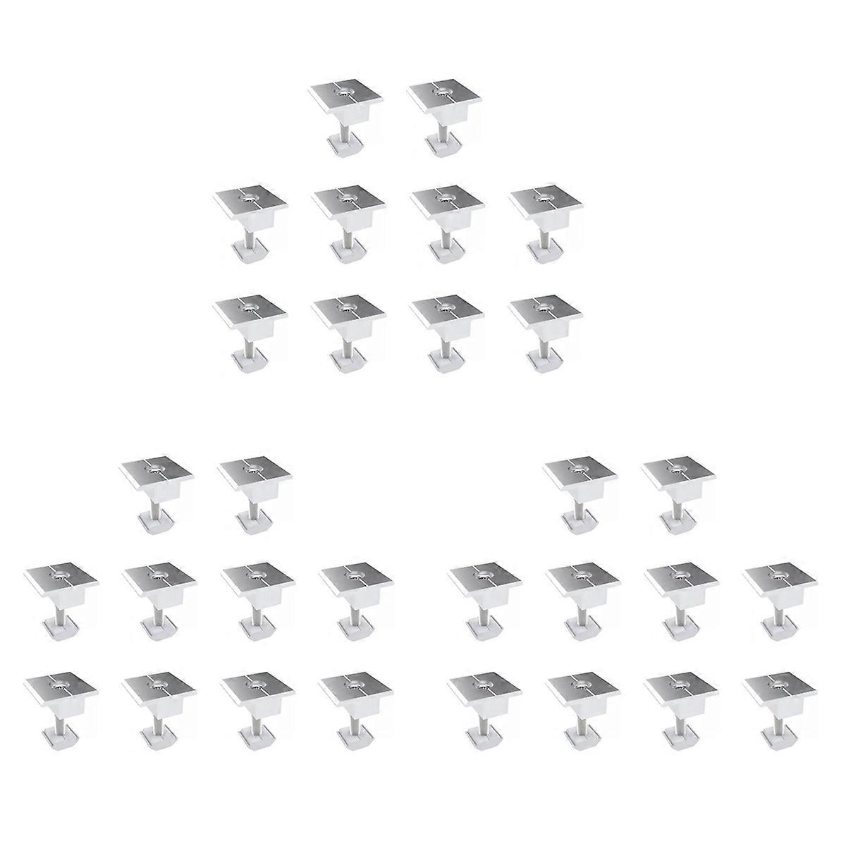 10Pc Adjustable Solar Panel Bracket Clamp for Solar Panel System 30mm