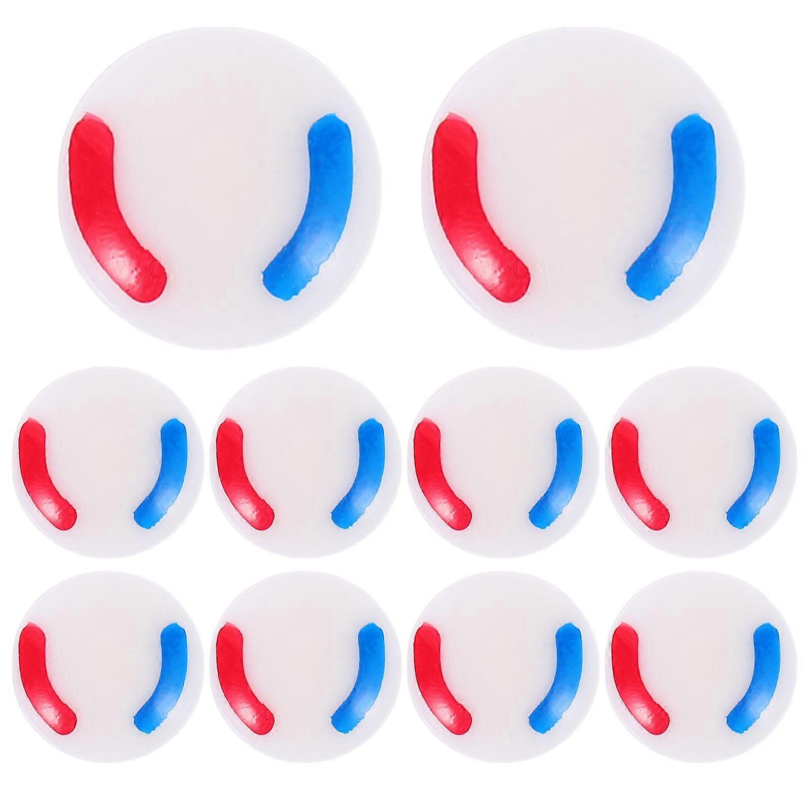 50pcs Faucet Water Temperature Indicators: Hot Cold Water Markers Faucet Handle Index Buttons Signs Button Label For Kitchen