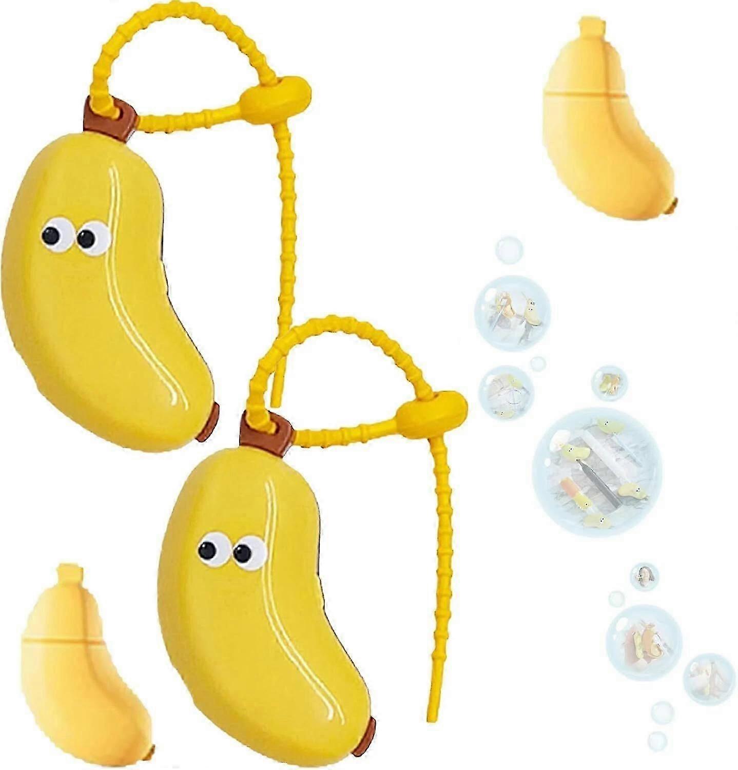 Banana Toothbrush Cover- with Toothpaste Dispenser, Portable Toothbrushprotector
