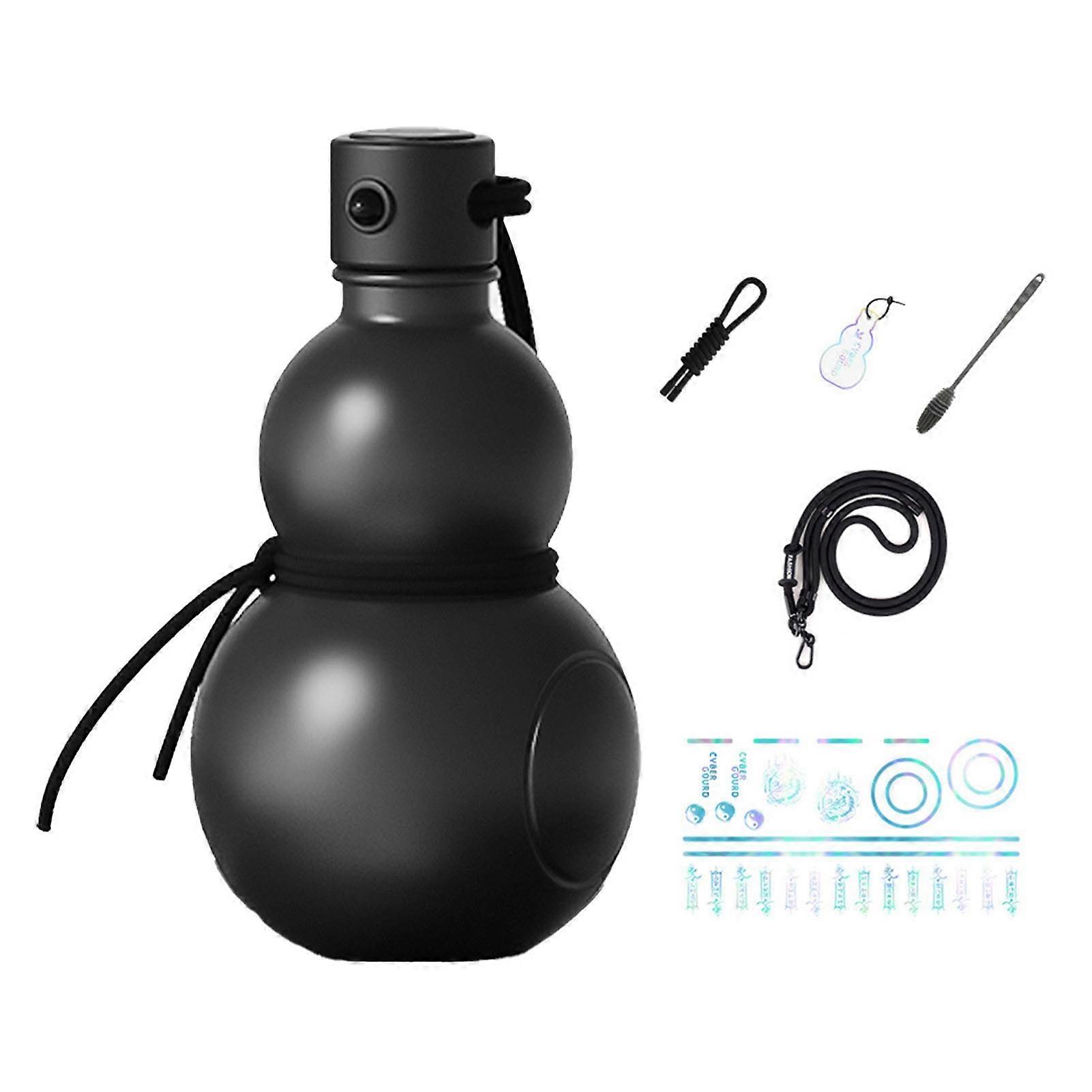 PCTG Multifunctional and Stylish Water Bottle, Ideal for Home and Office, Black