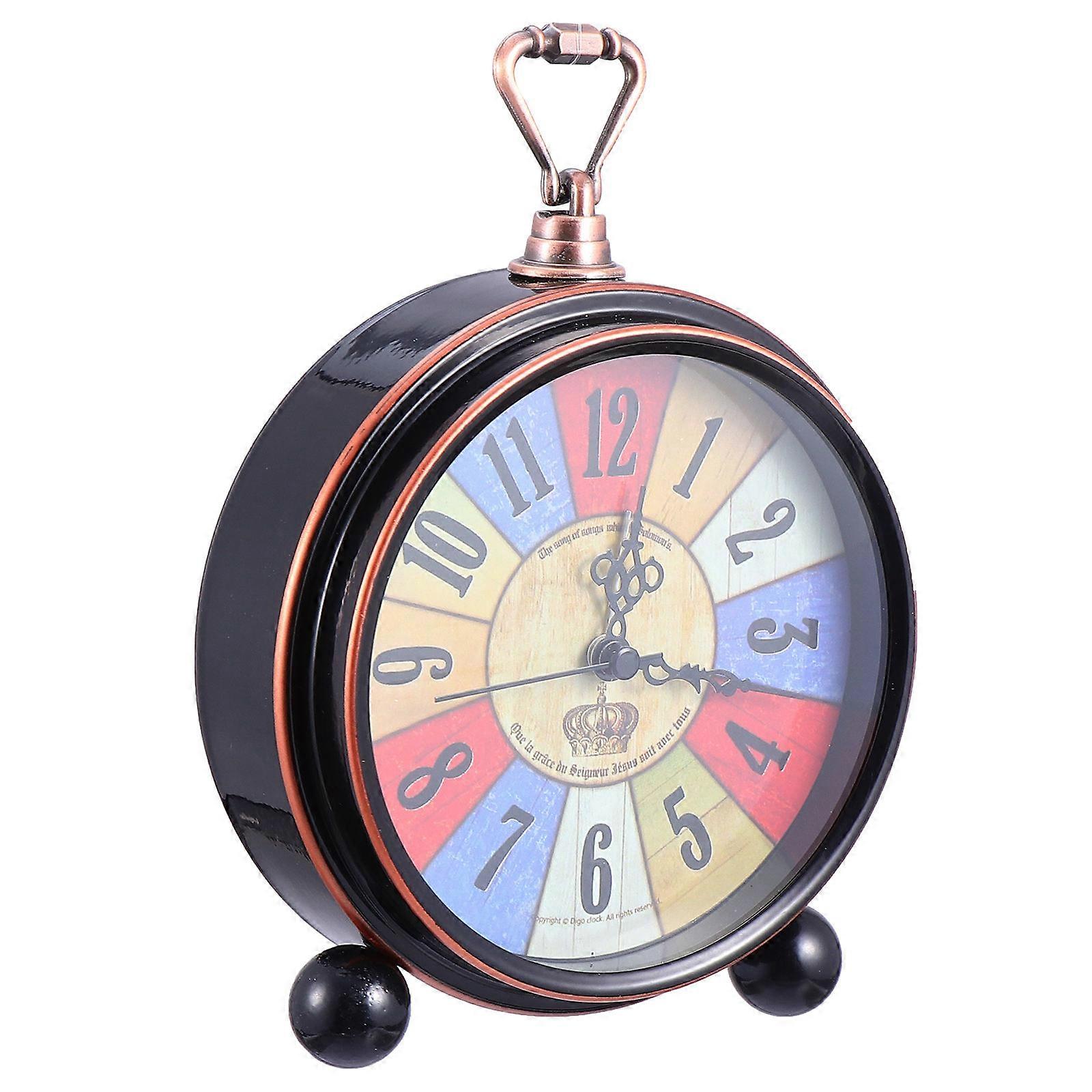 Household Clock Simple and Delicate Design Clock for Home Decor Office 7.47X5.31X1.77in Time Display 1Pcs